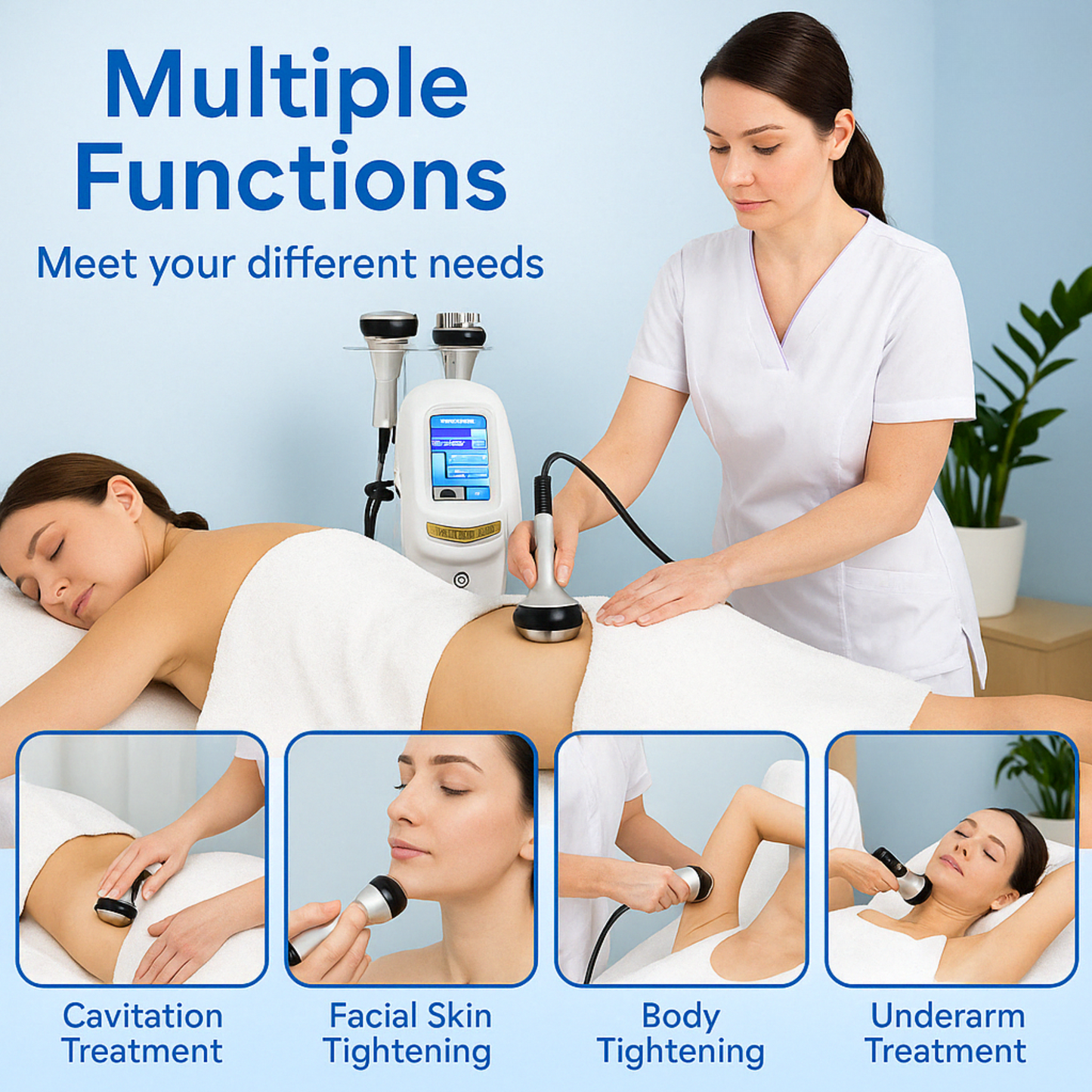 Velatone 4 in 1 Ultrasonic Cavitation Machine